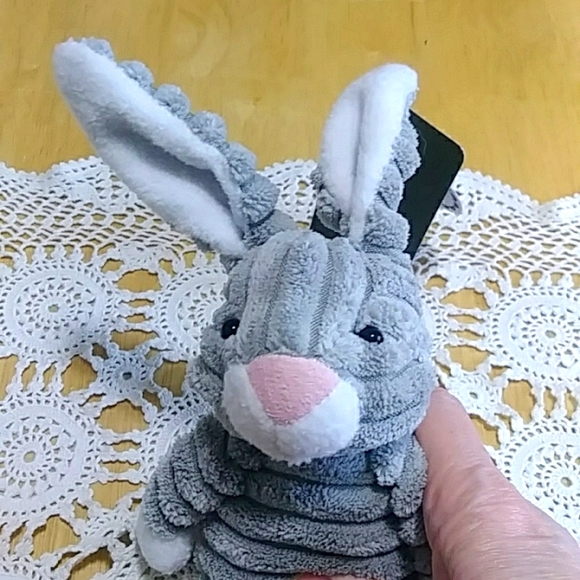 Large Plush Rabbit Keychain, Keyring New - Picture 3 of 6